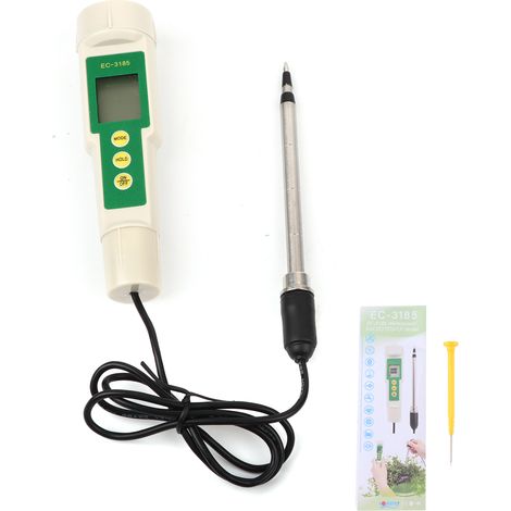 Testeur de salinité EC/TDS/CF portable EC-3185 pour sols agricoles et horticoles (1/5)