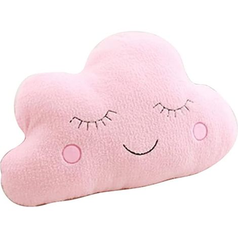 Almohada de peluche suave con forma de estrella, luna y nube, cojín refrescante, almohada para la cama, cojín para el asiento del automóvil del sofá de la oficina en casa, suministros para fiestas (nu