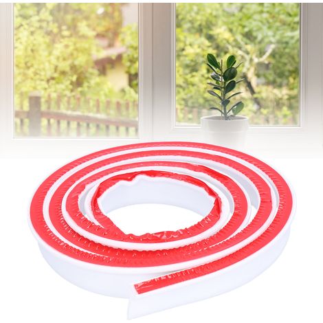 Joint de rétention d'eau en silicone flexible, 2m x 15mm, barrière d'étanchéité pour salle de bain (1/5)