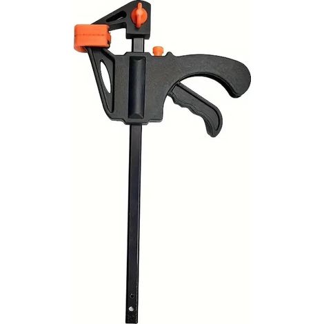 Pince à bois F à cliquet à dégagement rapide et dur, kit de pinces à pression rapides, ensemble de menuisier long, gadget en nylon, barre de travail, outil à main 4 pouces (pince à bois 1 pièce) (1/5)