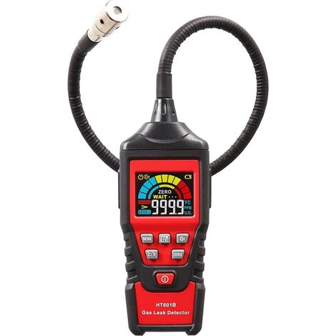 Détecteur de gaz Multi-gaz Détecteur de Fuite de gaz Haute précision HT601A HT601B 0-1000PPM Alarme sonore et écran Détecteur de gaz méthane Naturel Combustible Inflammable(HT601B) (1/5)