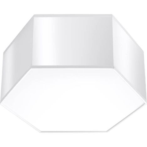 Lampada da soffitto esagonale bianca 13 cm SUNDE 2xE27 15W SL.1057 Sollux Lighting (1/5)