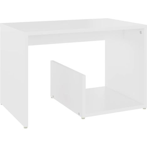 Maison Exclusive - Beistelltisch Weiß 59x36x38 cm Holzwerkstoff