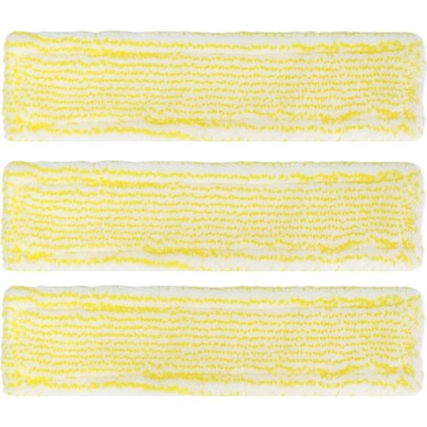 Lot de 3 tampons de nettoyage de vitres en microfibre pour nettoyeur de vitres Karcher WV2 WV5 (1/4)