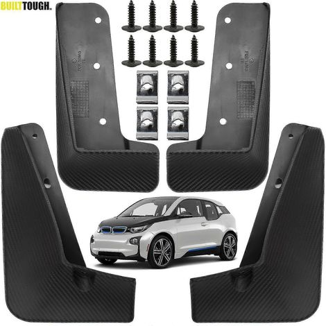 Ensemble de 4 pièces pour BMW i3 2013-2022, bavettes de protection moulées, garde-boue, élargisseurs d'ailes de style électrique, remplacement pour voiture (1/5)