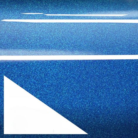 Pellicola adesiva metallizzato lucido candy blue APA made in Italy car wrapping h150 Misura - 150cm x 100cm
