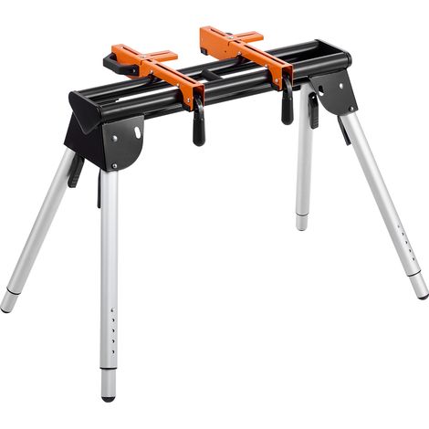 Mophorn-Ständer für Gehrungssägen,150 kg Tragkraft,Stahl,zusammenklappbarer Ständer mit einteiligen Halterungsklemmen,74,5 bis 82,5 cm einstellbare Höhe, kompakt zusammenklappbar für Gehrungssäge
