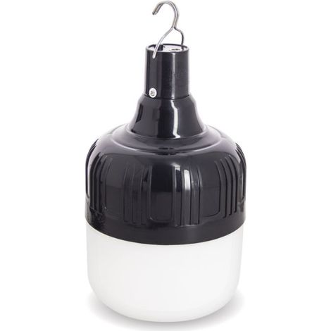 Xanlite – Lanterne LED à suspendre solaire hybride 250 lumens – Éclairage blanc neutre – Design noir élégant pour espaces extérieurs (1/5)