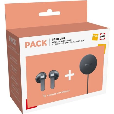 Auriculares Samsung Buds4 + Base de carga inalámbrica 25W (1/5)