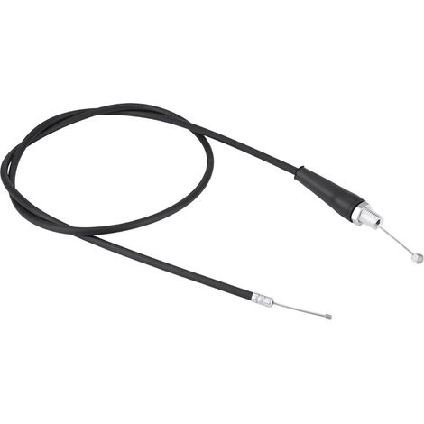 Gerader Gaszug für Motorräder, 110 cm lang, für Pitbikes, Dirtbikes, Trailbikes und Motocross-Motorräder (schwarz, M10) (1/5)