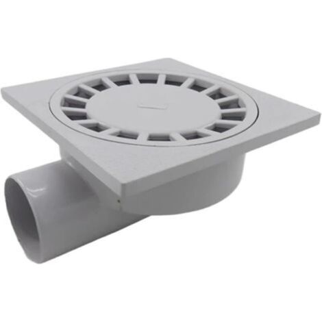 Siphon mural en PVC de 75 mm, bonde ABS haute résistance, pour salle de bain, douche, évacuation des eaux usées au sol, siphon latéral à haut débit (1/4)