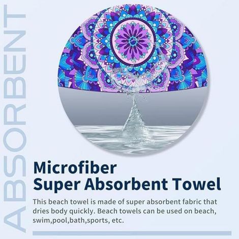 Serviette de plage en microfibre anti-sable (1/5)