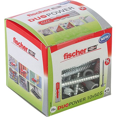 fischer DuoPower 10 x 50 S LD con tornillo de seguridad