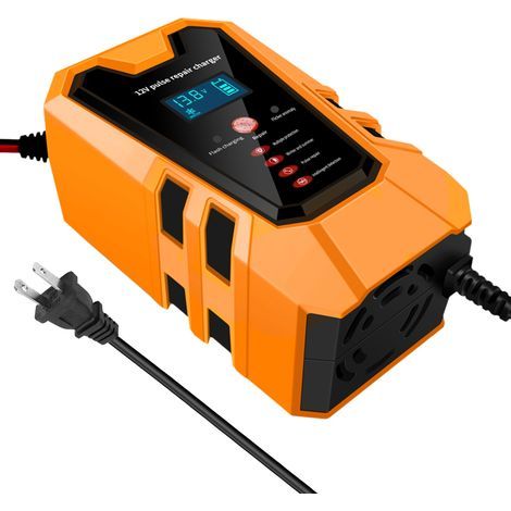 12V 6A Battery Charger with Smart Digital Display and Pulse Repair Function for Cars, Motorcycles and Trucks (1/5)
