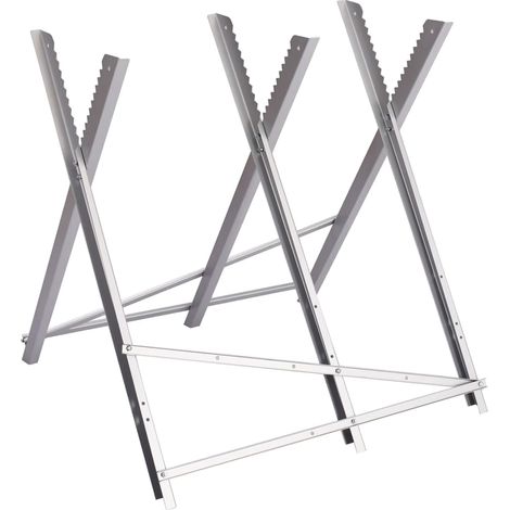 Caballete para troncos ELEM TECHNIC ancho 80 cm capacidad 150 kg ángulos 50 60 70° (1/2)