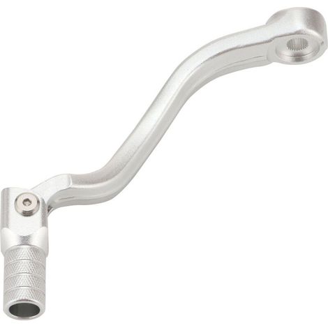 Levier de vitesse pliable, usiné CNC/forgé, blanc argenté, compatible avec les pièces de protection contre les chutes pour motos tout-terrain KTM Husqvarna GASGAS. (1/5)