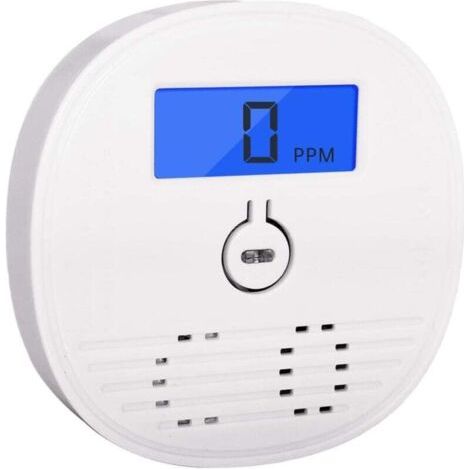 Kohlenmonoxidmelder, Mini-LCD-CO-Alarmmelder für Zuhause, Auto, Reisen, kompatibel mit EN50291 FLITI