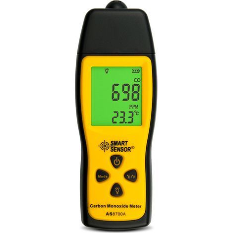 Detector portátil de monóxido de carbono, detector de fugas de gas CO de alta precisión, detector de CO, comprobador de monóxido de carbono, medidor de CO de 0 a 1000 ppm. (1/5)