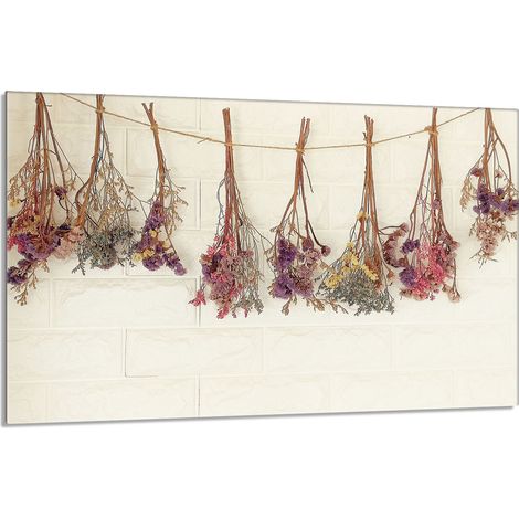 Glasherdplattenschutz 80x52 Blumen (1/5)