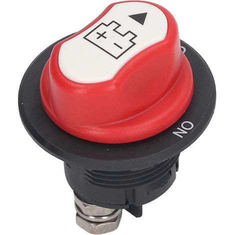 Interrupteur de déconnexion de batterie 100 A, interrupteur de déconnexion de batterie à 2 positions, coupe-circuit pour voiture, bateau, camping-car, camion
