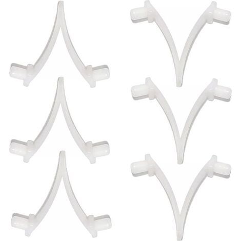 Butterfly-Poolklemmen – Set mit 6 Befestigungsklemmen für Poolbürste, Skimmer, Staubsauger, Mini-Jet-Staubsauger und Teleskopstange (1/5)