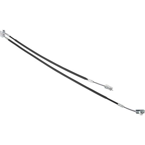 2pcs Jeu de Câbles de Frein Club Car 47,5in 37,5in Côté Passager Conducteur 70273‑G03 Compatible EZGO TXT 1994‑2008 (1/5)