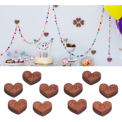 Puzzle décoratif en bois en forme de cœur avec cadre photo, autocollant en bois en forme de cœur, loisirs créatifs à faire soi-même (1/5)