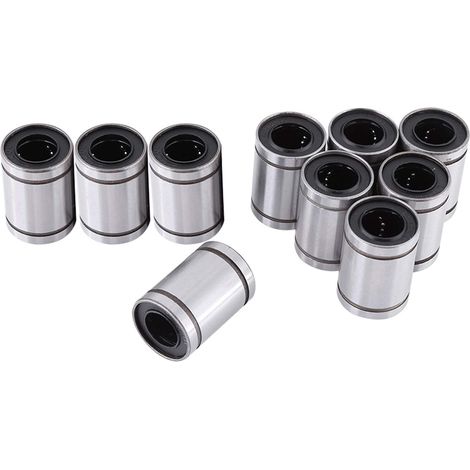 LM12UU Roulement À Billes Linéaire 12mm Douille Double Scellé pour Rod 3D Imprimante CNC Pièces 10pcs (1/5)