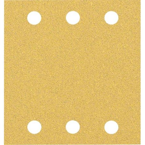 Bosch Accessories 2608901668 Schleifpapier für Schwingschleifer Grana Num. 60, 120, 180 (L x L) 107 mm x 115 mm 10 (1/2)