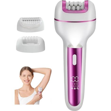 Epiluxe Osmo Original Electric Epilator for Women with Exfoliating Brush for Underarms and Arms