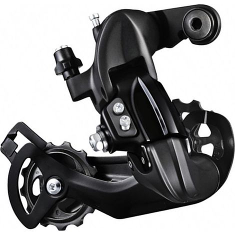 Fahrradpumpe aus hochfester, tragbarer Mini-Standpumpe aus Aluminiumlegierung, schwarz, für Mountainbikes (1/5)