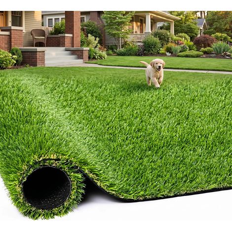 COSTWAY Prato Sintetico Giardino, 5 x 1 M Rotolo di Erba Artificiale (20 mm) (1/5)