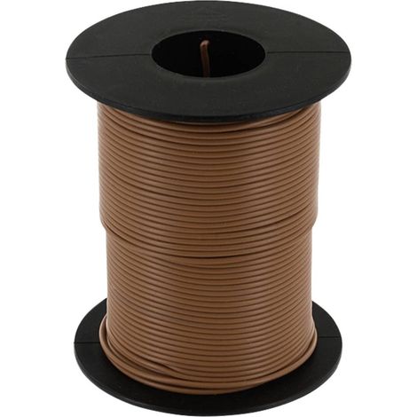 econ connect KL025BR50 Fil de câblage 1 x 0.25 mm² marron 50 m C892602