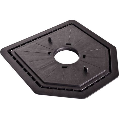 Placa de acabado lateral pavimentado para uso con pedestales ajustables Cleman - JOUPLAST - Unidad