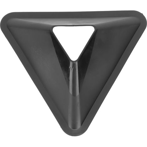 Packung mit 20 robusten und flexiblen dreieckigen Agility-Trainingskegeln, widerstandsfähig und langlebig, für Fußball, Radfahren und andere körperliche Aktivitäten (schwarz). (1/4)