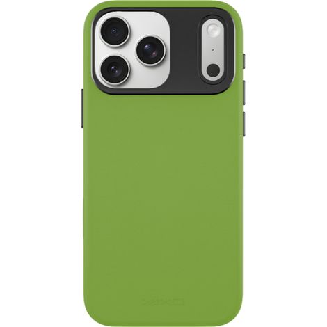 Étui Yaxo Leather Gear Slim MagSafe pour iPhone 17 Pro Vert tropical (1/5)
