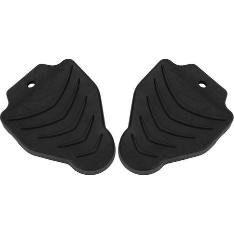 1 Paar schwarze Fahrradpedal-Schuhschutzkappen, kompatibel mit Look Delta (1/4)