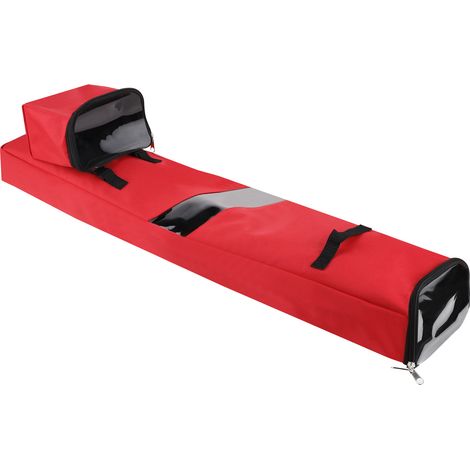 Sac de rangement en papier d'emballage, conteneur d'emballage cadeau de noël suspendu avec accessoire détachable rouge (1/5)