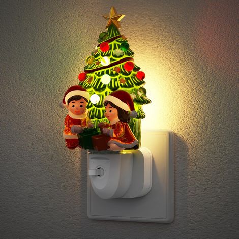 Night Light Wall Mounted Night Lights Christmas gifts for kids dusk sensor one pack 1 pack (1/5)