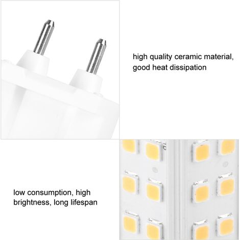 Ampoule LED G12 type maïs 10W, lampe haute luminosité pour la maison avec 85 LED, AC85-265V (blanc froid) (1/5)