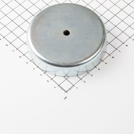 Magna-C Ferrit Flachgreifer Ø80x18mm mit zylindrischer Senkung (1/3)