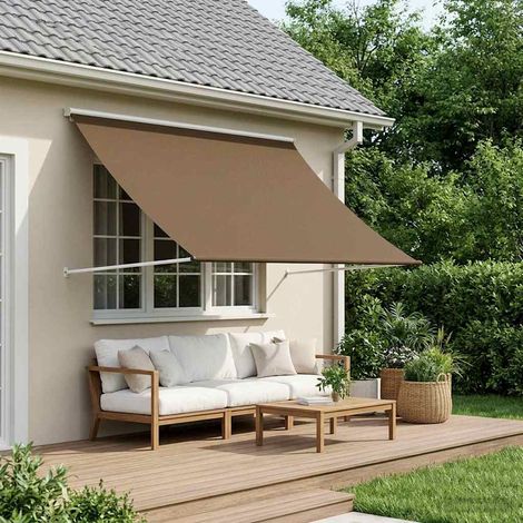 Teenpull – Markise Taupe 350 x 150 cm (1/5)