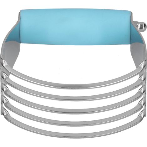 Professioneller Teigschneider, Gebäckmischer und robustes Teigmesser aus Edelstahl, langlebige Klingen, blau (1/5)