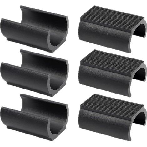 10x embout plastique 19mm patin rectangulaire chaise meuble guide pied rond bricolage