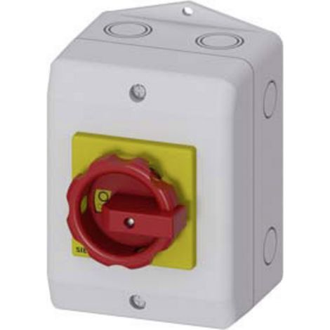 Interrupteur d'urgence Siemens 3ld2064-1gp53 16 A 7.5 kW (1/3)