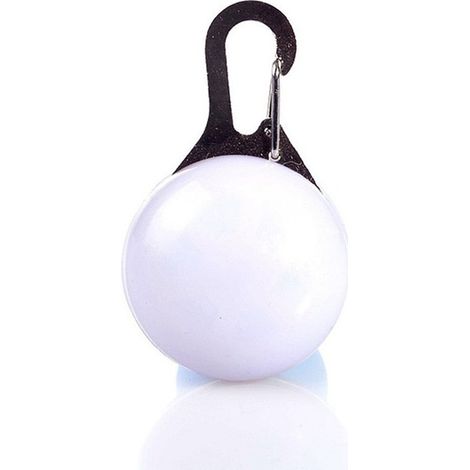 Filiyano-Lot de 6 médailles LED rondes pour chien, lumineuses et clignotantes, pour la sécurité nocturne et la prévention de la perte. Collier (1/5)