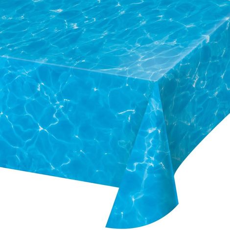 Nappe en plastique à motif aquatique, 54 x 108 (1/4)