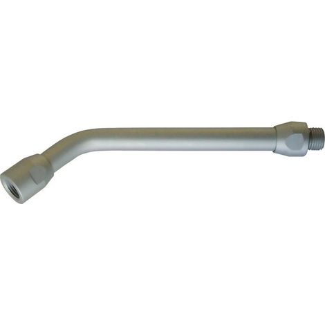 Rallonge de soufflettes aluminium courbée L. 150 mm