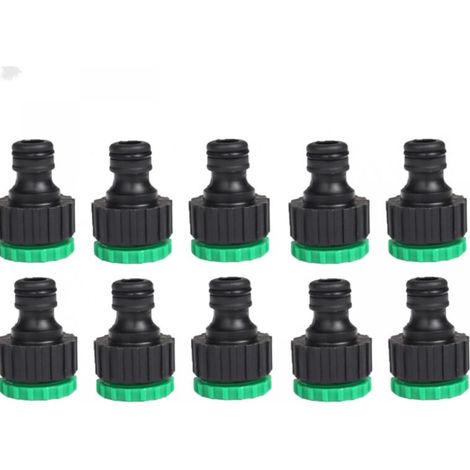 Schlauchverbinder – Gartenhahnadapter – Gewinde – Für 3/4"- bis 1/2"-Wasserhähne – 10 Stück (1/5)