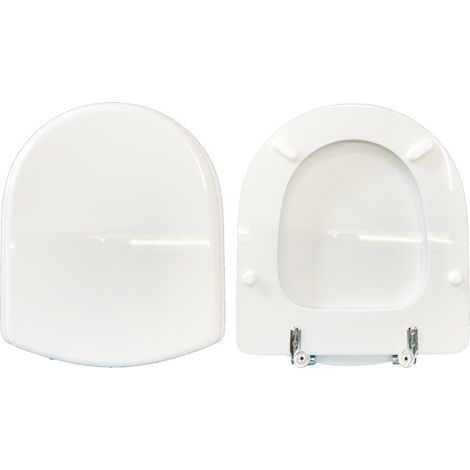 Copriwater Sfera Vecchio Tipo Catalano legno rivestito in resina poliestere bianco (1/4)